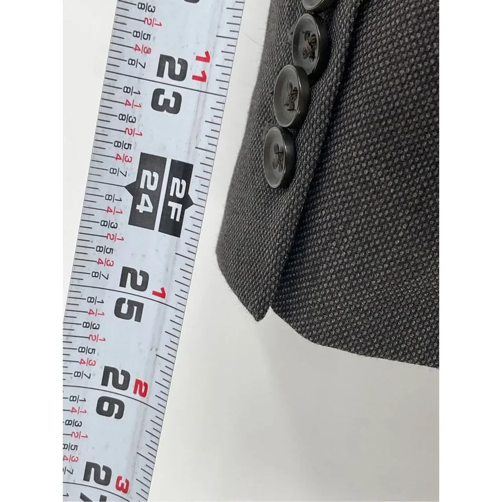 Banana Republic‎ Blazer Sport Coat Suit Jacket Men Size 40 S Gray Brown